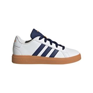 Foto 1 | Tenis Adidas Grand Court Lifestyle Para Tenis Con Cordones Adidas Blanco Niños