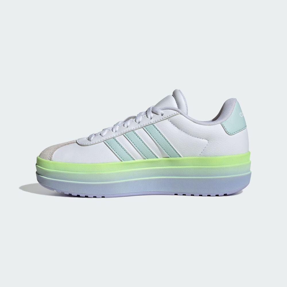 Foto 4 pulgar | Vl Court Bold J Adidas Blanco Niños
