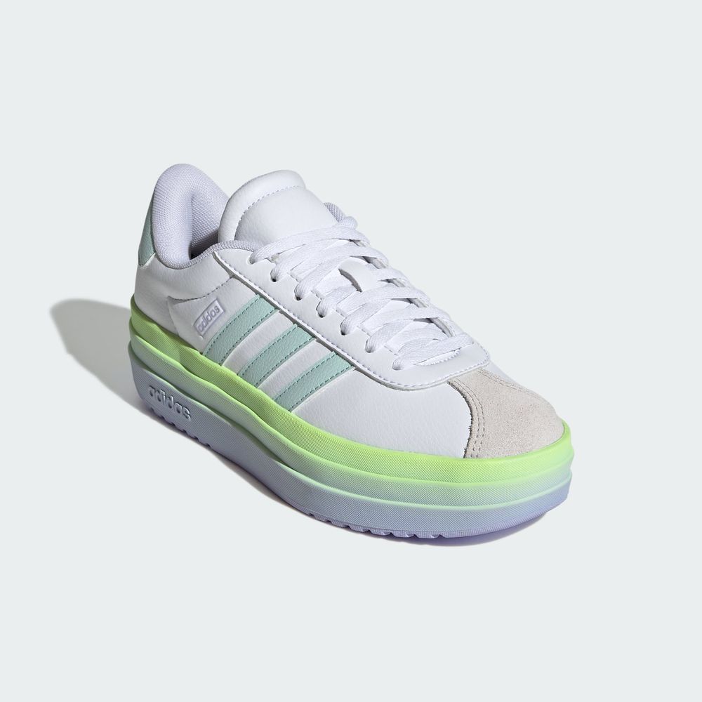 Foto 7 pulgar | Vl Court Bold J Adidas Blanco Niños