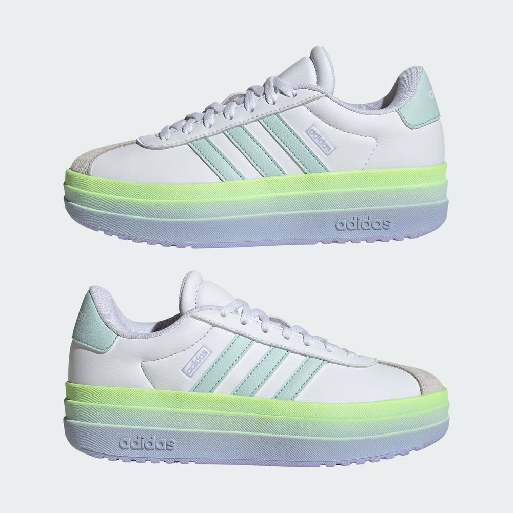 Foto 8 | Vl Court Bold J Adidas Blanco Niños