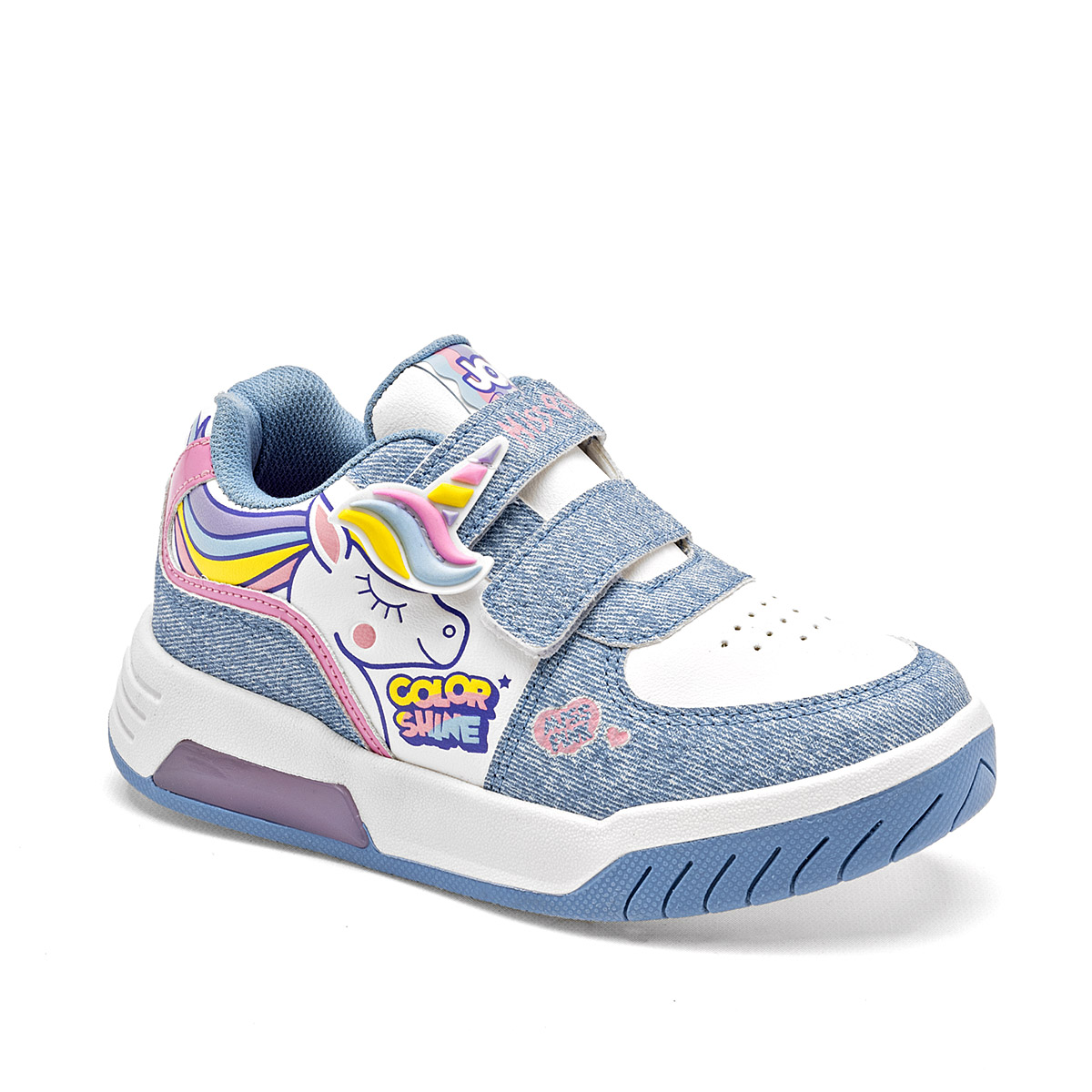 Foto 1 | Miss Pink Tenis Urbano Para Niña Blanco Azul
