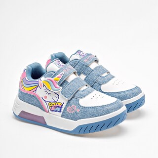 Foto 2 | Miss Pink Tenis Urbano Para Niña Blanco Azul