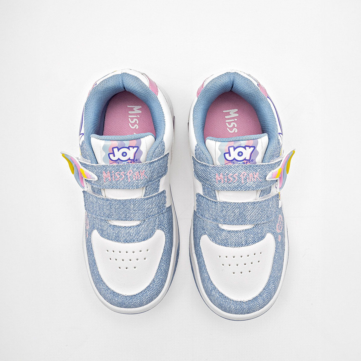 Foto 3 | Miss Pink Tenis Urbano Para Niña Blanco Azul