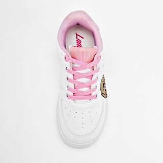 Foto 2 | Lady One Tenis Urbano Para Niña Blanco Camel Rosa