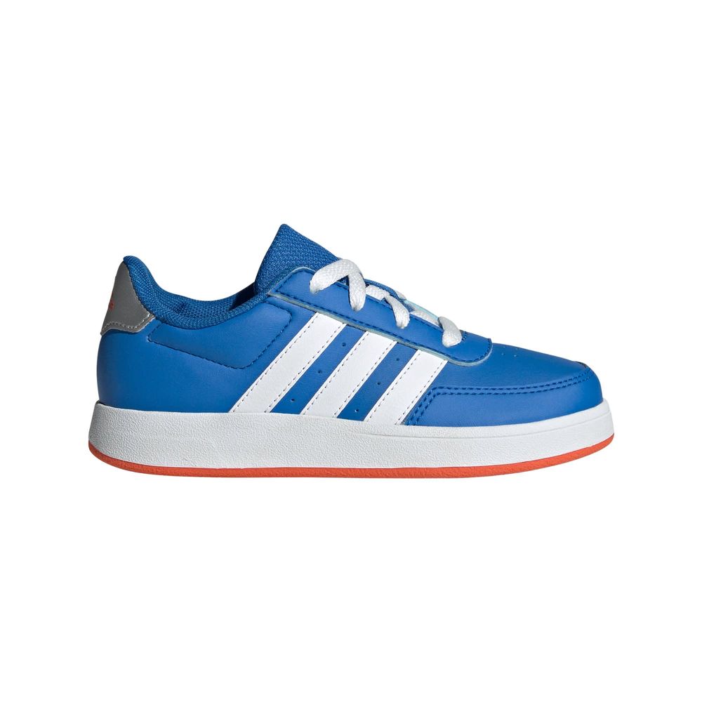 Foto 2 pulgar | Tenis Breaknet Lifestyle Adidas Court con Cordones Azules para Niños