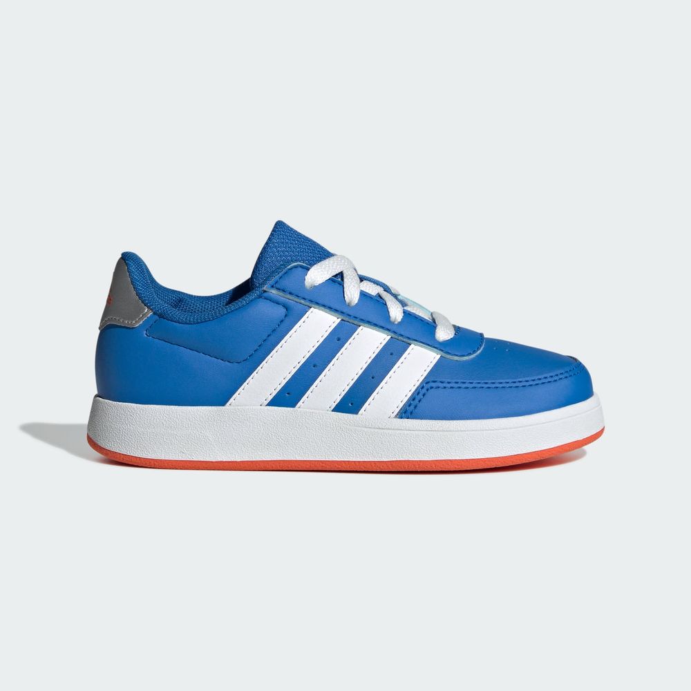 Foto 2 | Tenis Breaknet Lifestyle Adidas Court con Cordones Azules para Niños