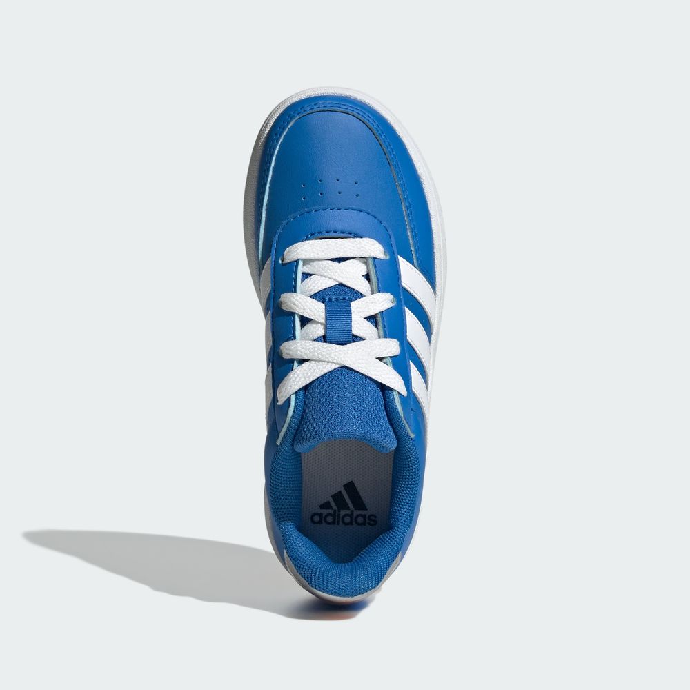 Foto 5 pulgar | Tenis Breaknet Lifestyle Adidas Court con Cordones Azules para Niños