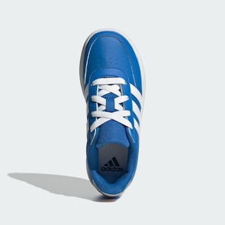 Foto 4 | Tenis Breaknet Lifestyle Adidas Court con Cordones Azules para Niños