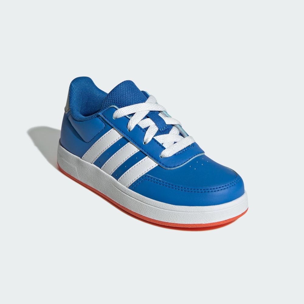 Foto 7 pulgar | Tenis Breaknet Lifestyle Adidas Court con Cordones Azules para Niños