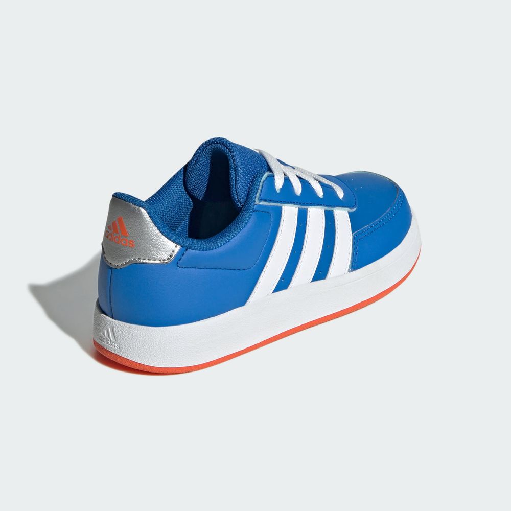 Foto 8 pulgar | Tenis Breaknet Lifestyle Adidas Court con Cordones Azules para Niños