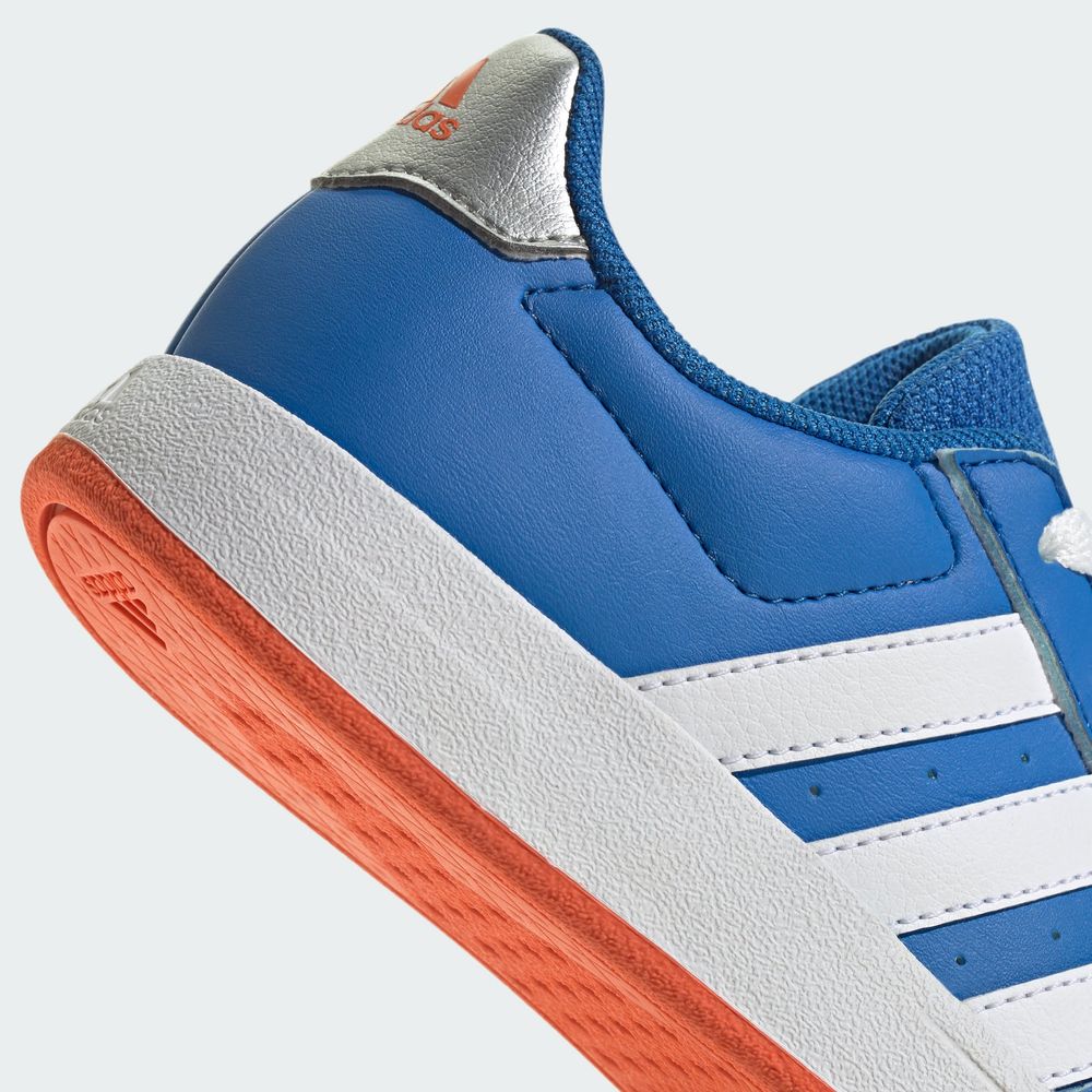 Foto 9 pulgar | Tenis Breaknet Lifestyle Adidas Court con Cordones Azules para Niños