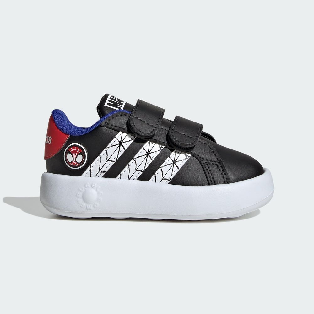Foto 3 pulgar | Tenis Adidas X Marvel Spider-man Grand Court Kids Adidas Negro Niños