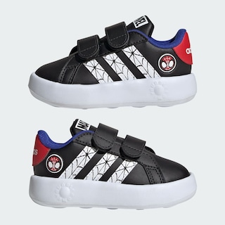 Foto 8 | Tenis Adidas X Marvel Spider-man Grand Court Kids Adidas Negro Niños