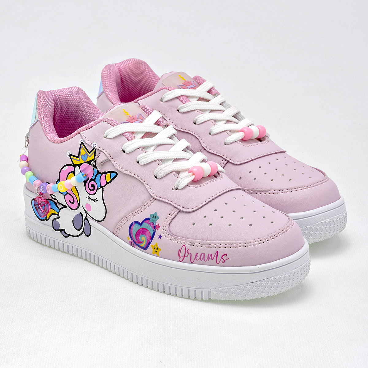 Foto 3 pulgar | Tenis Urbanos Miss Pink Rosas para Niña