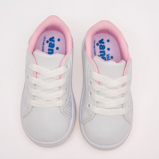 Foto 3 | Kids Vane Tenis Urbano Para Niña Blanco Rosa