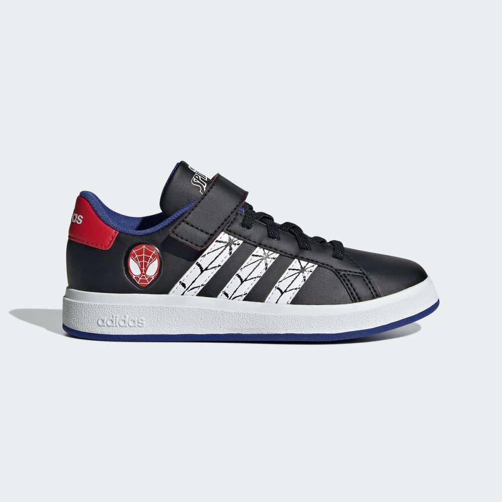 Foto 3 pulgar | Tenis Adidas X Marvel Spider-man Grand Court Kids Adidas Negro Niños