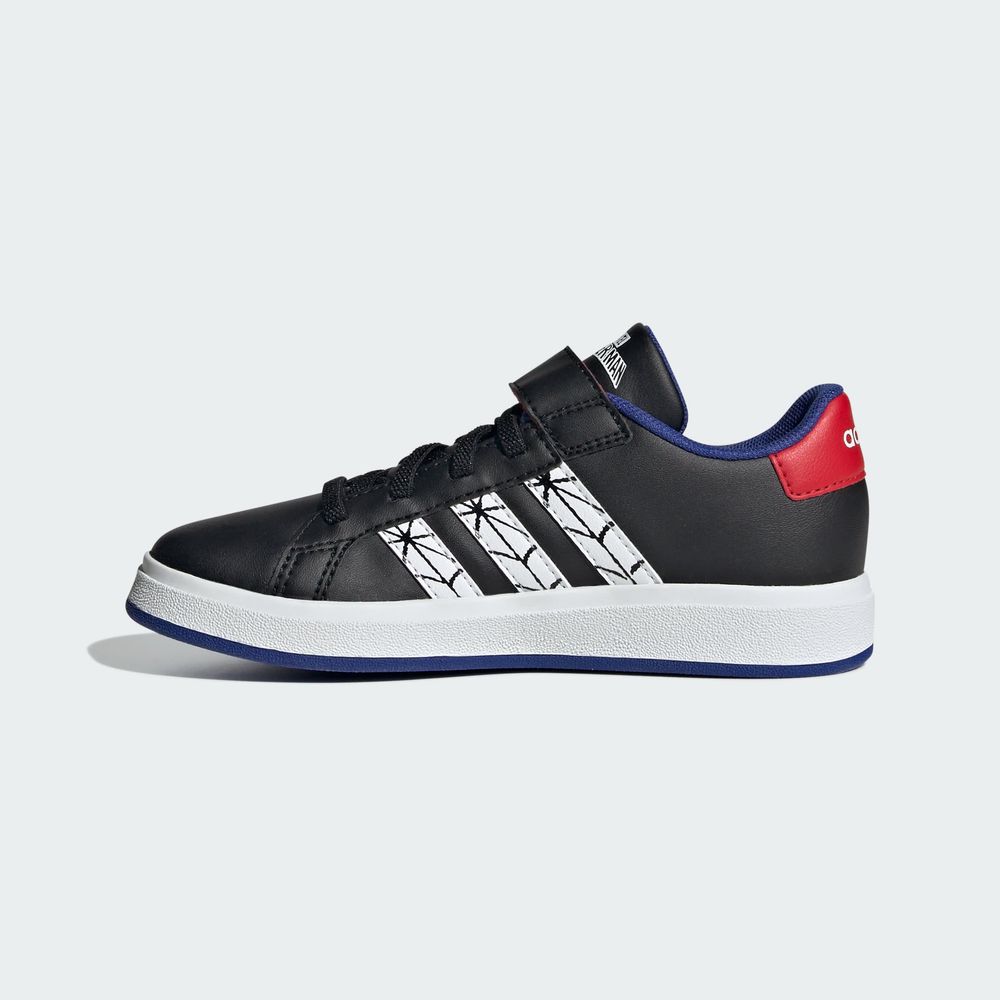 Foto 4 pulgar | Tenis Adidas X Marvel Spider-man Grand Court Kids Adidas Negro Niños