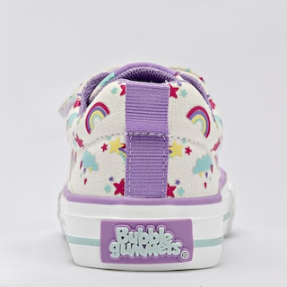 Foto 3 | Bubble Gummers Tenis Urbano Para Niña Blanco Multicolor