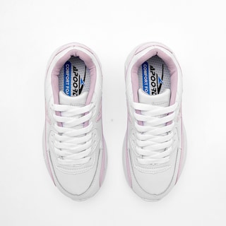 Foto 3 | Apoort Tenis Urbano Para Niña Blanco Lila