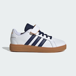 Foto 2 | Tenis Grand Court 2.0 Niños Adidas Blanco Niños