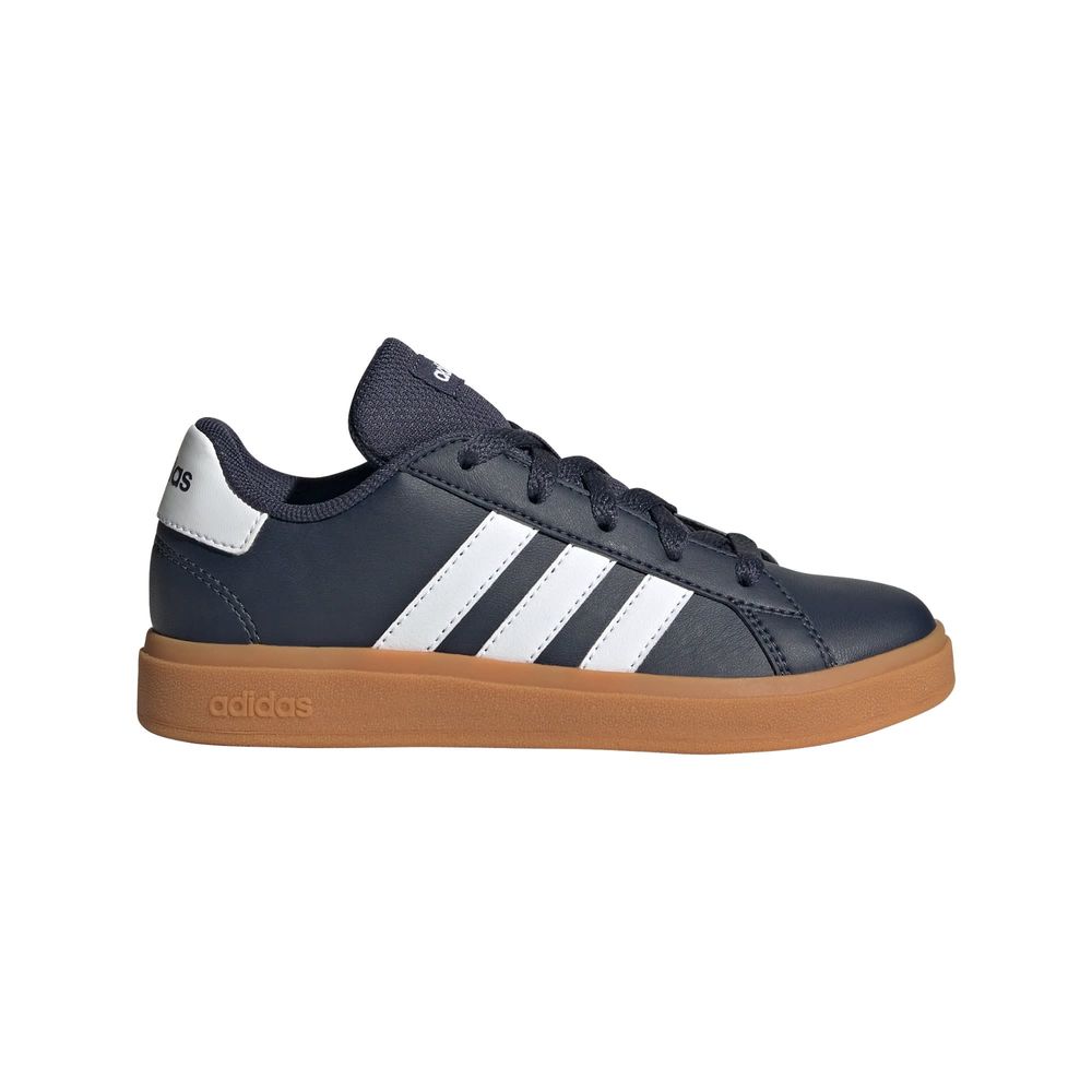 Tenis Adidas Grand Court Lifestyle con Cordones Azules para Niños