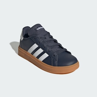 Foto 6 | Tenis Adidas Grand Court Lifestyle con Cordones Azules para Niños