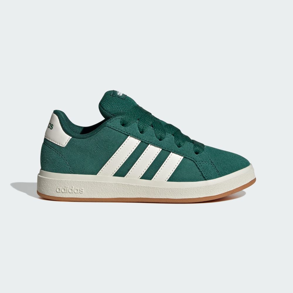 Foto 3 pulgar | Grand Court 00s K Adidas Verde Niños