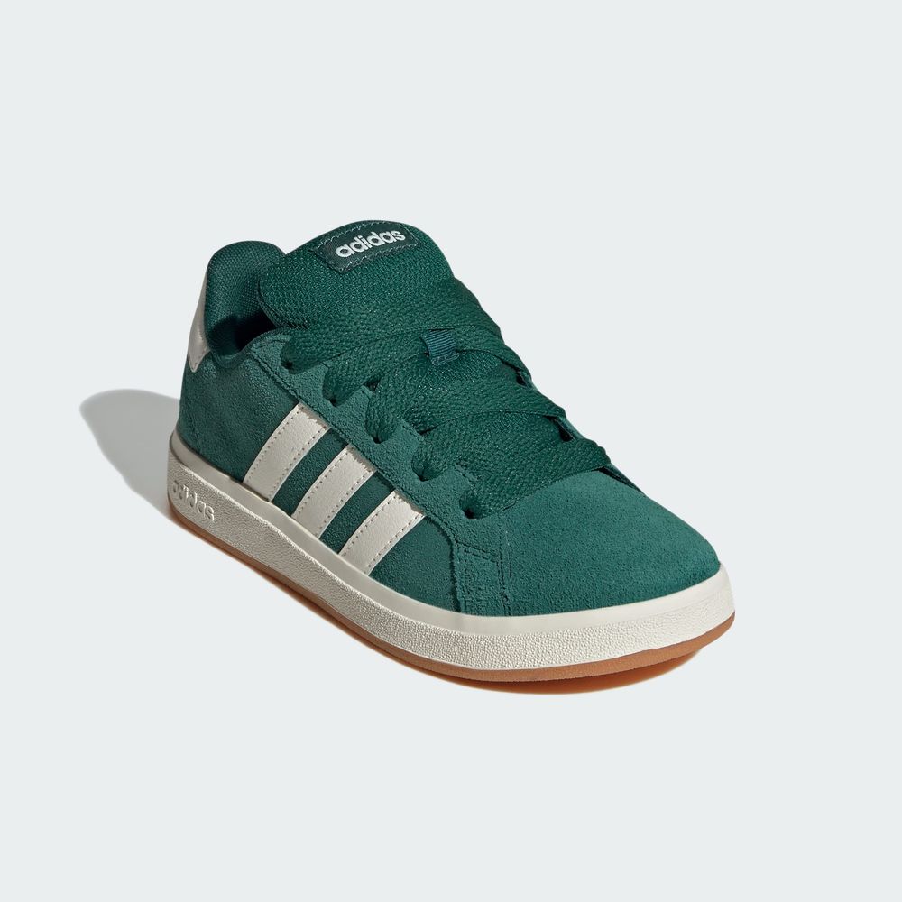 Foto 7 pulgar | Grand Court 00s K Adidas Verde Niños