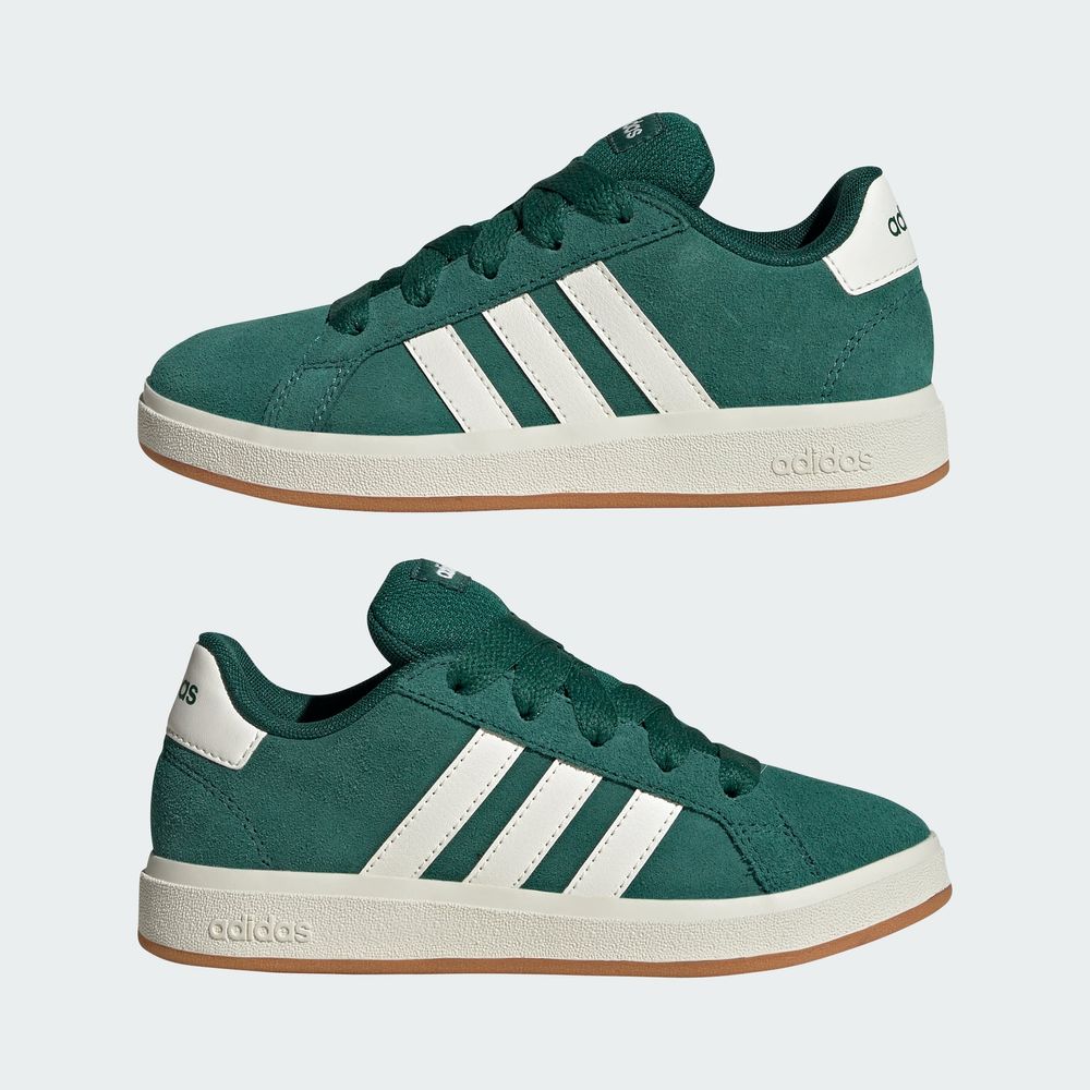Foto 9 pulgar | Grand Court 00s K Adidas Verde Niños