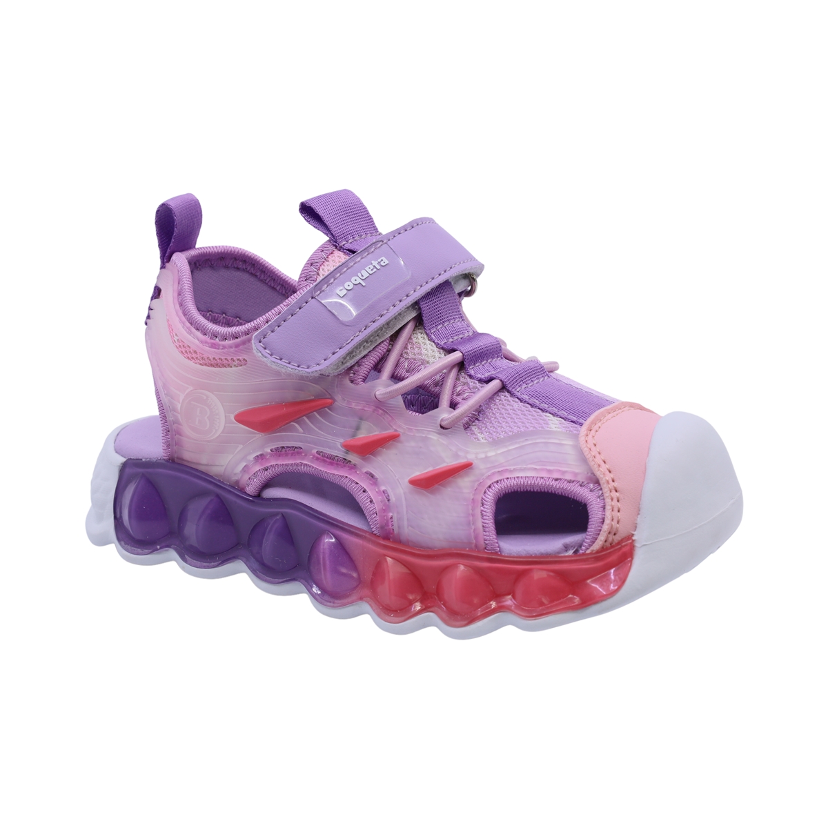 Foto 2 pulgar | Coqueta Tenis Urbano Para Niña Lila Rosa