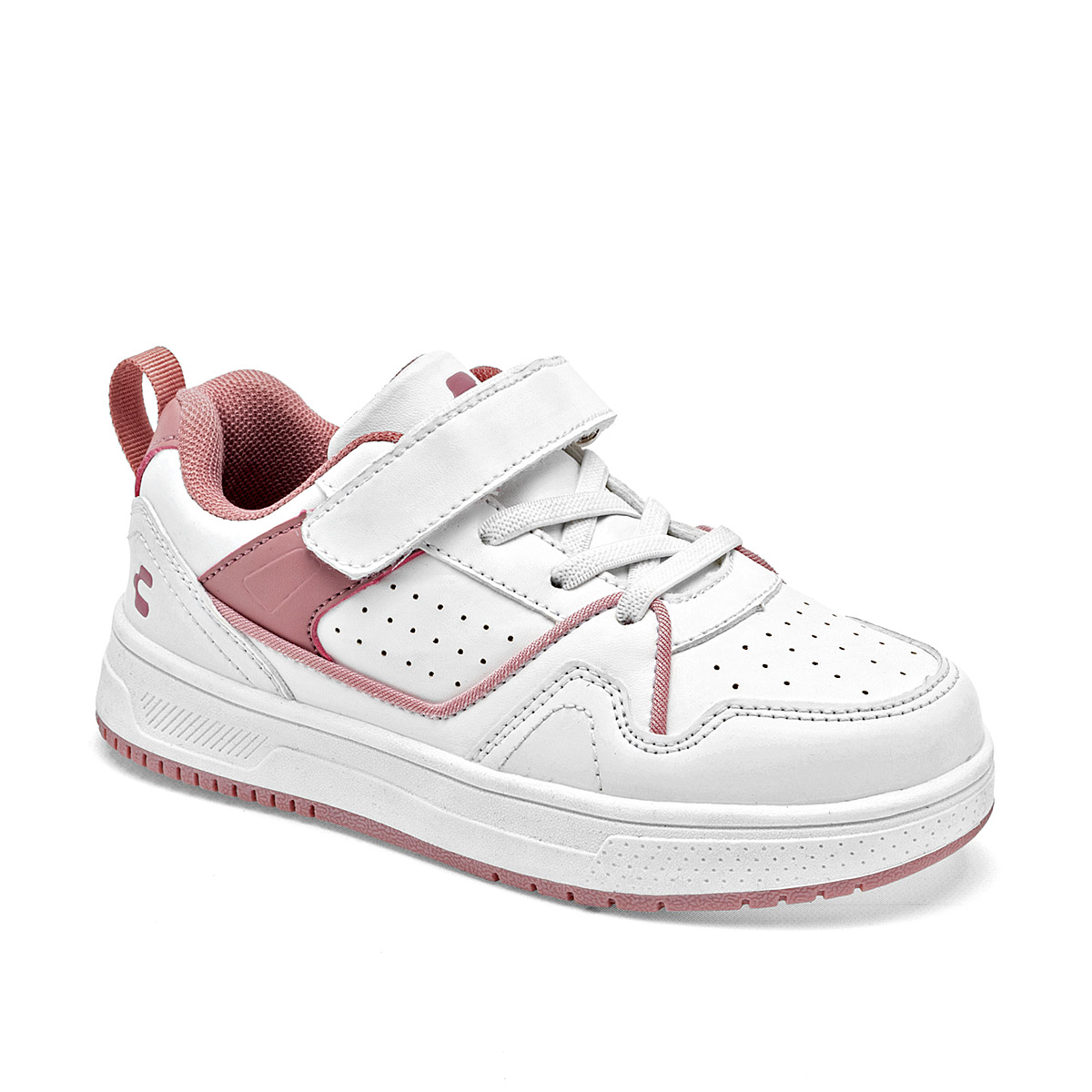Foto 2 pulgar | Charly Tenis Urbano Para Niña Blanco Rosa, Importado, Hasta Agotar Existencia