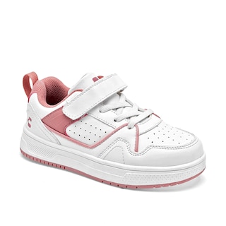 Foto 1 | Charly Tenis Urbano Para Niña Blanco Rosa, Importado, Hasta Agotar Existencia