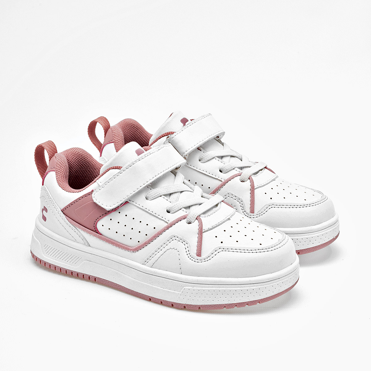 Foto 3 pulgar | Charly Tenis Urbano Para Niña Blanco Rosa, Importado, Hasta Agotar Existencia