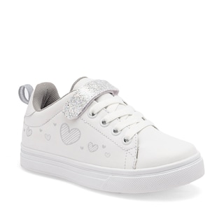 Foto 1 | C>libre Tenis Urbano Para Niña Blanco Plata
