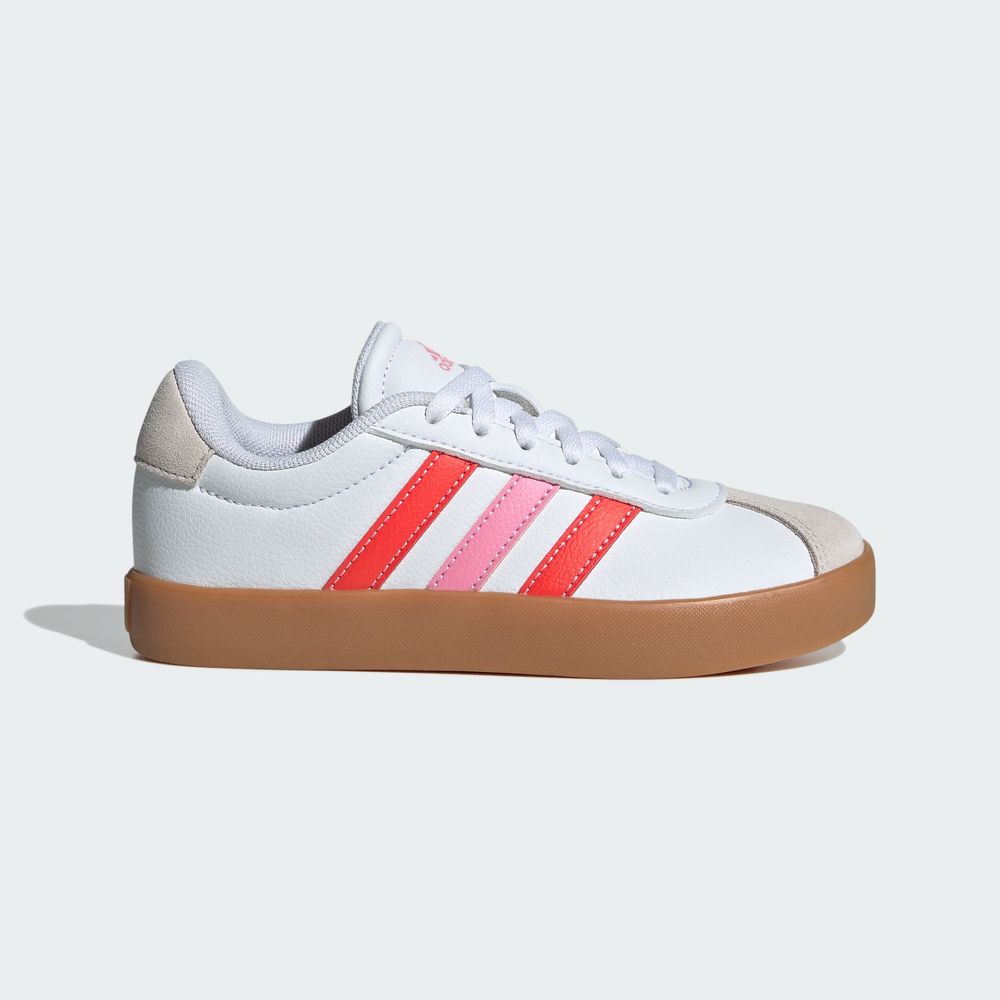 Foto 2 | Tenis Vl Adidas Court 3.0 Adidas Blancos para Niños