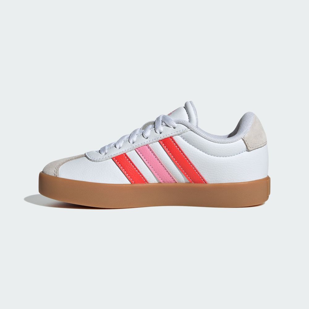 Foto 4 pulgar | Tenis Vl Adidas Court 3.0 Adidas Blancos para Niños