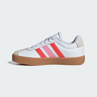Foto 3 | Tenis Vl Adidas Court 3.0 Adidas Blancos para Niños