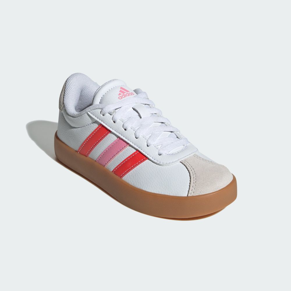 Foto 7 pulgar | Tenis Vl Adidas Court 3.0 Adidas Blancos para Niños