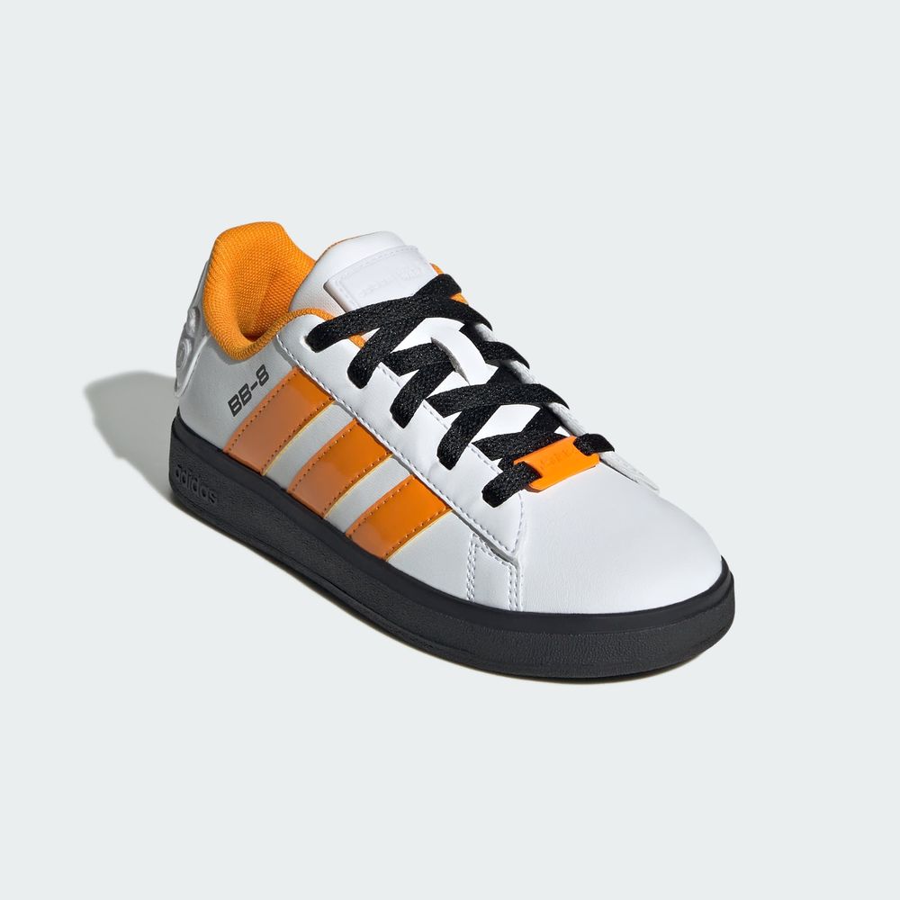 Foto 7 pulgar | Droids Grand Court 2.0 K Adidas Blanco Niños