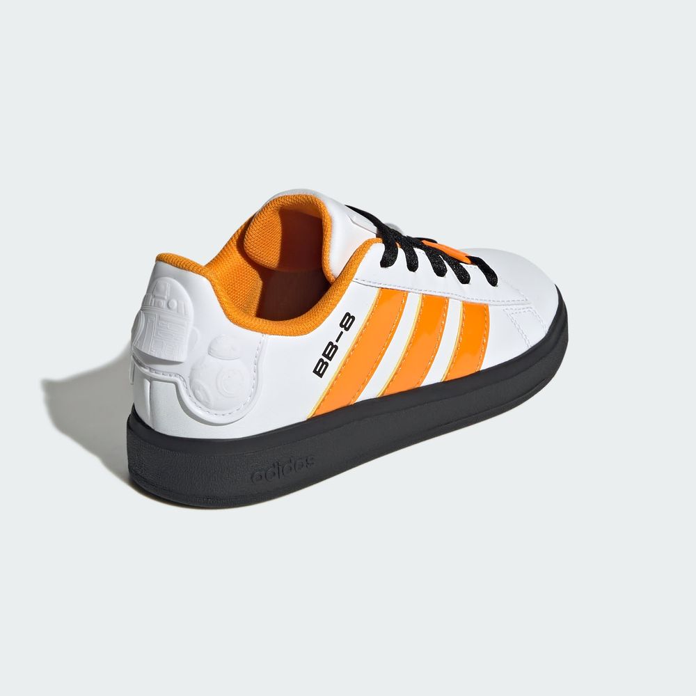 Foto 8 pulgar | Droids Grand Court 2.0 K Adidas Blanco Niños