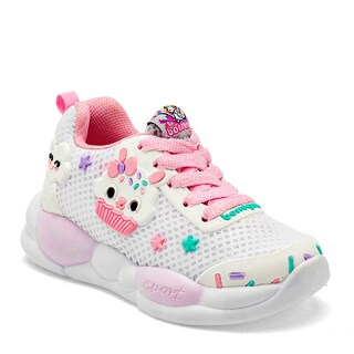 Foto 1 | Borreguis Tenis Urbano Para Niña Blanco Multicolor