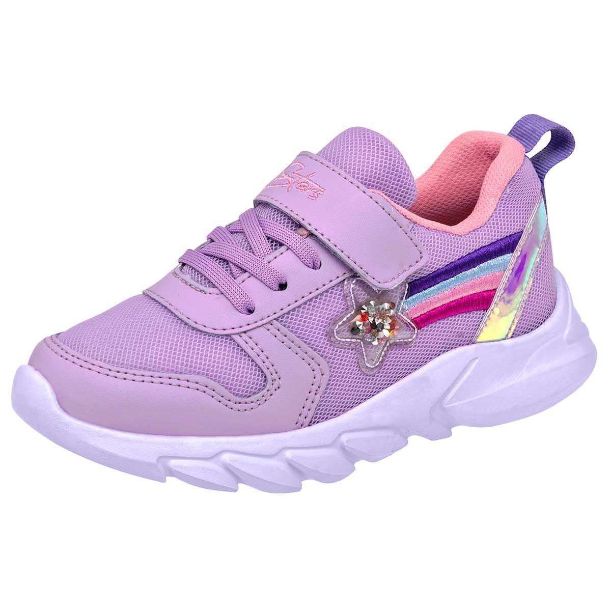 Tenis Urbanos Stars Of The World Lilas para Niña
