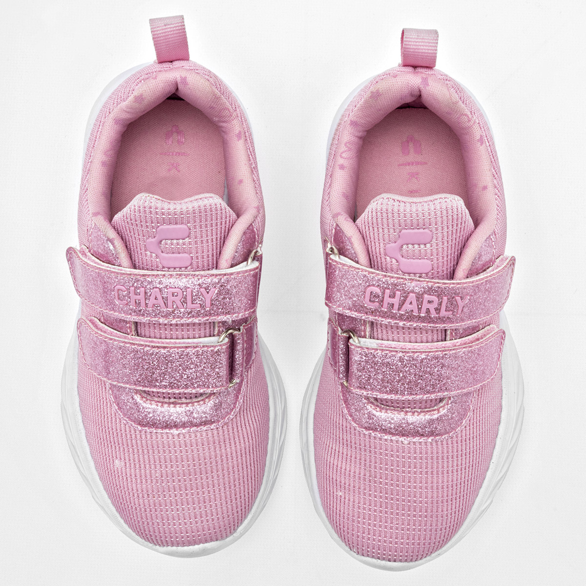 Foto 4 pulgar | Charly Tenis Deportivo Para Niña Rosa, Hasta Agotar Existencia, Importado
