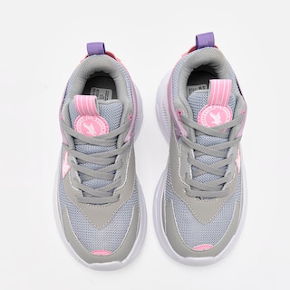 Foto 3 | American Fire Tenis Urbano Para Niña Gris Rosa Lila