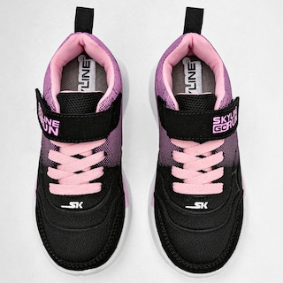 Foto 3 | Skyline Tenis Deportivo Para Niña Negro Rosa