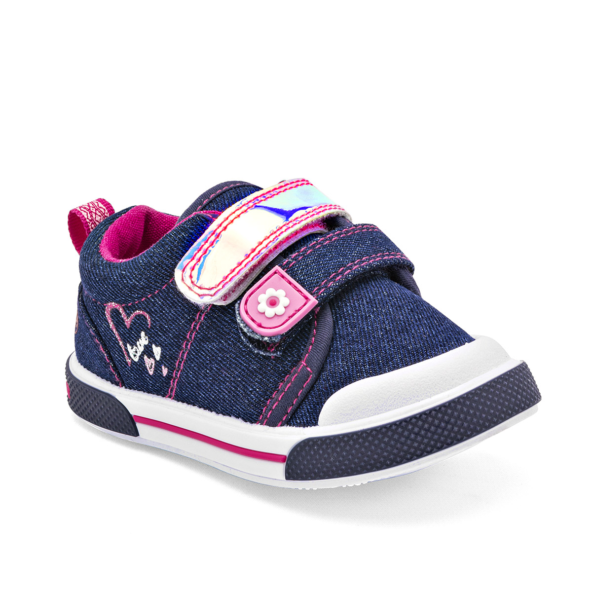 Foto 2 pulgar | Bubble Gummers Tenis Para Bebé Niña Azul Fucsia