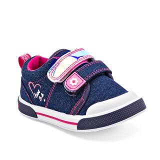 Foto 1 | Bubble Gummers Tenis Para Bebé Niña Azul Fucsia