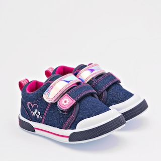 Foto 2 | Bubble Gummers Tenis Para Bebé Niña Azul Fucsia