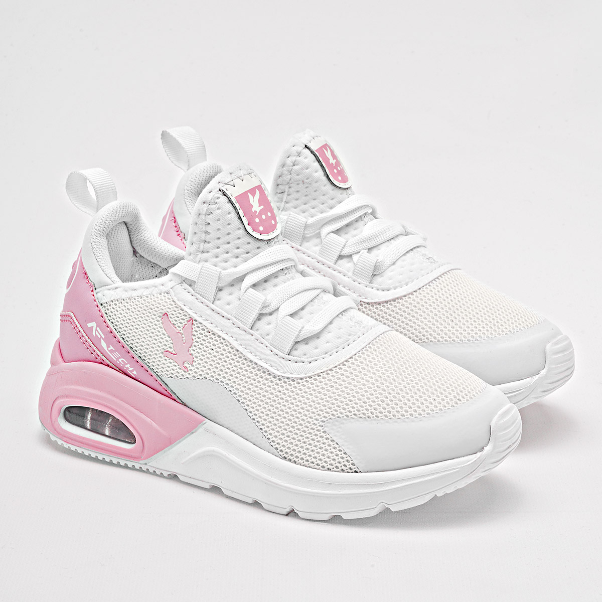 Foto 2 | American Fire Tenis Urbano Para Niña Blanco Rosa