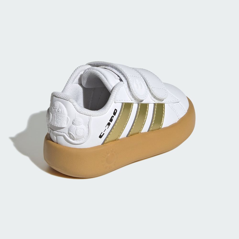 Foto 7 | Droids Grand Court Cf I Adidas Blanco Niños